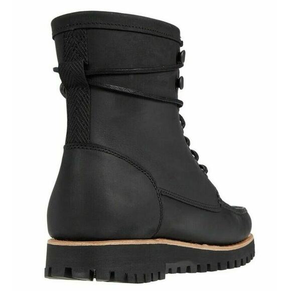 Timberland Boots Mens Size 8.5M Jacksons Landing Moc Toe Black Full Grain Combat - Picture 4 of 12